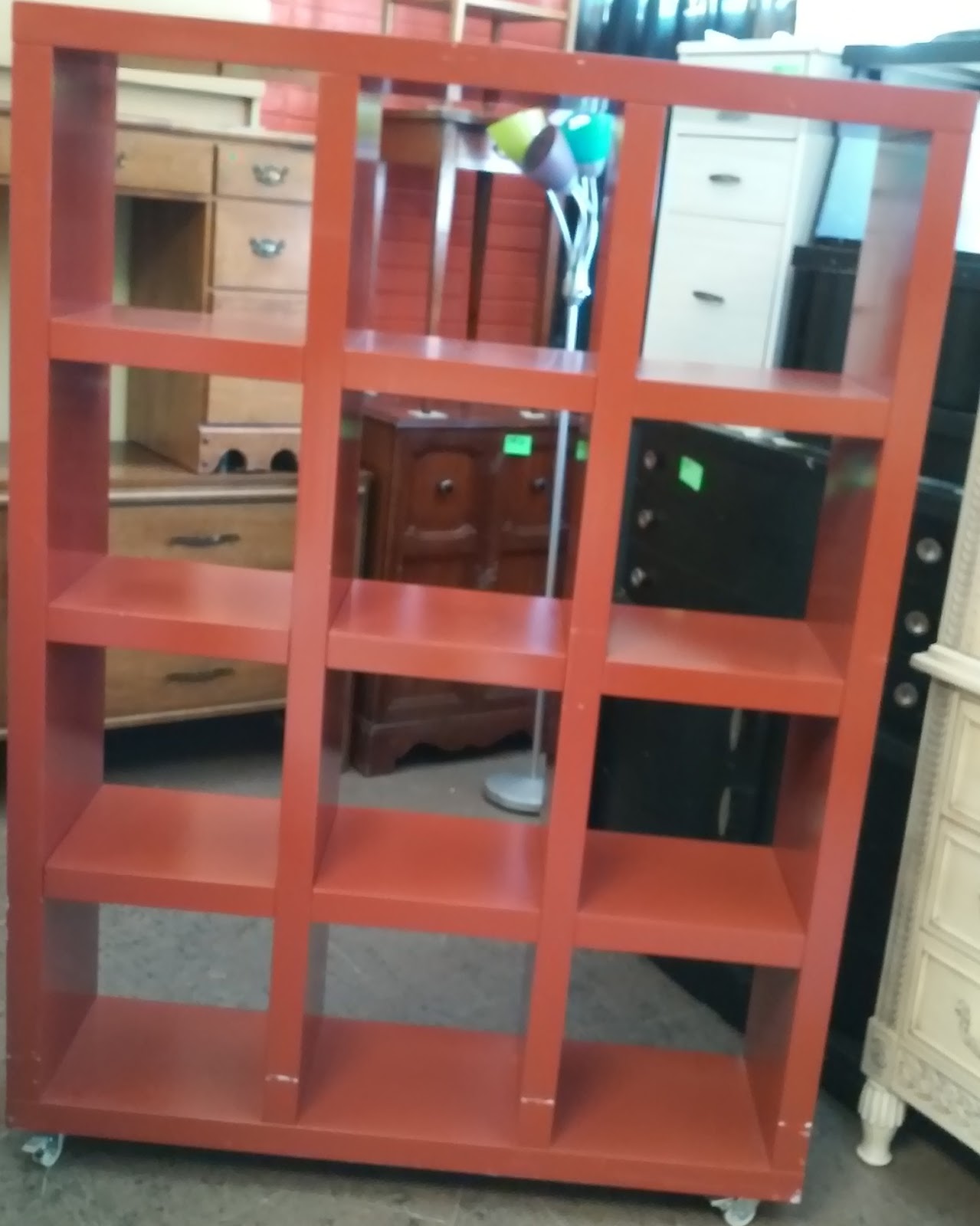 UHURU FURNITURE & COLLECTIBLES SOLD **REDUCED** 12 Cube Shelf on
