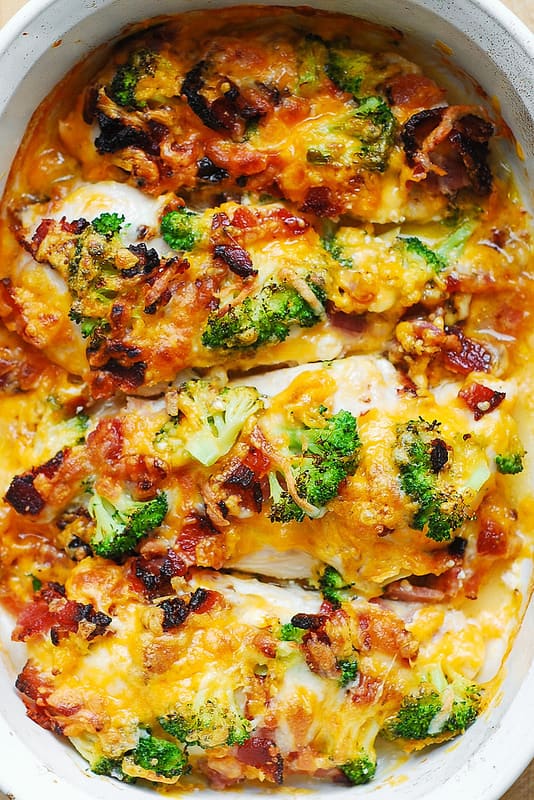 BROCCOLI BACON CHEDDAR CHICKEN BROCCOLI BACON CHEDDAR CHICKEN