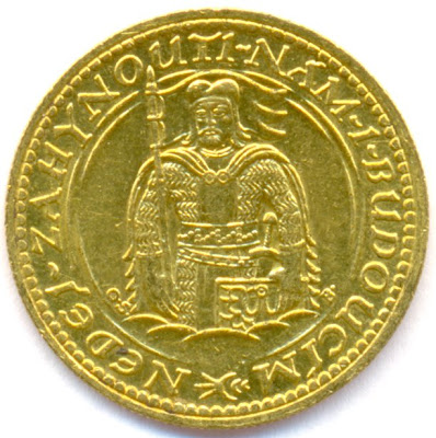 CZECHOSLOVAKIA Ducat Gold Coin Duke Wenceslas