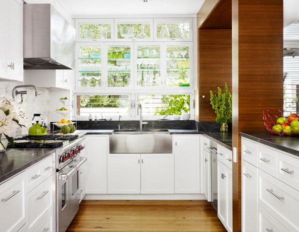 kitchen set rumah minimalis warna putih