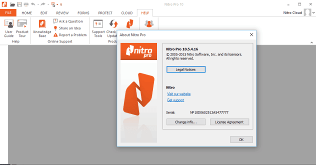 Nitro Pro 10.5.4.16 Serial key