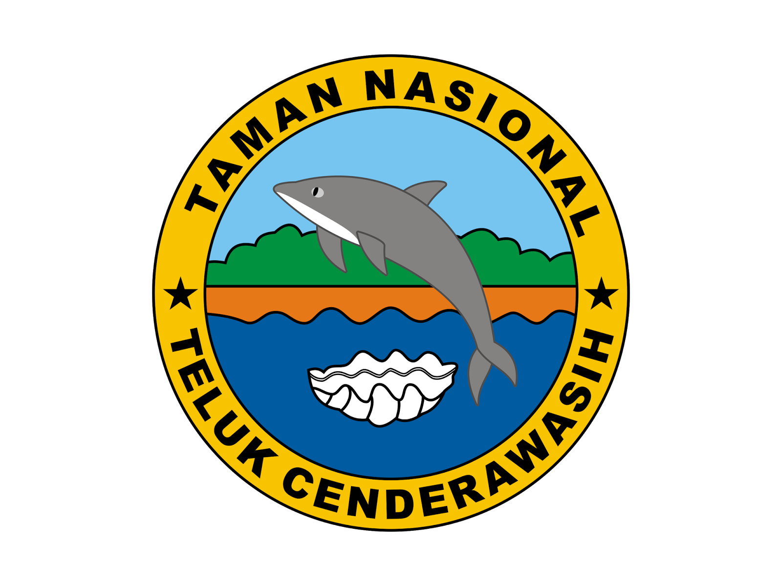 Logo Taman Nasional Teluk Cendrawasih Vector Cdr & Png HD