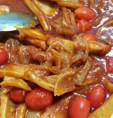 Resepi Sotong Kembang Masak Sambal Dengan Tomato Ceri