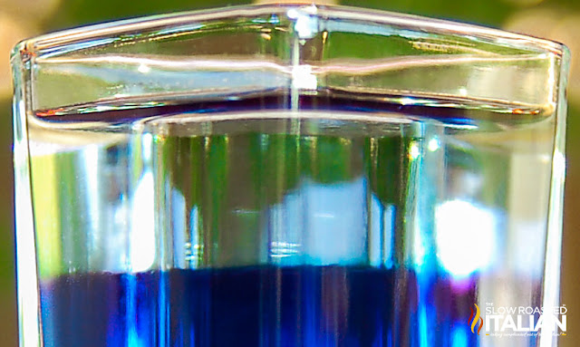 Red, White and Blue Layered Shot