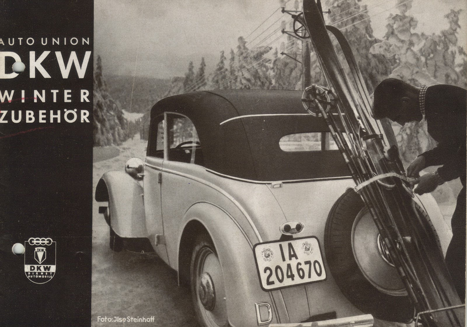 DKW Auto-Union Project: 1937 DKW Winter Accessories