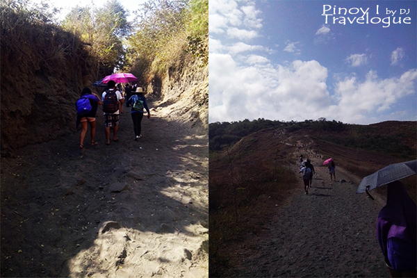 Taal's dusty hiking trail