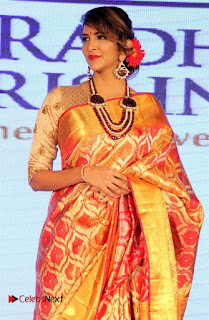 Actress Lakshmi Manchu at Fashion nd Radha Krishnan Silk Sarees Launch  0015