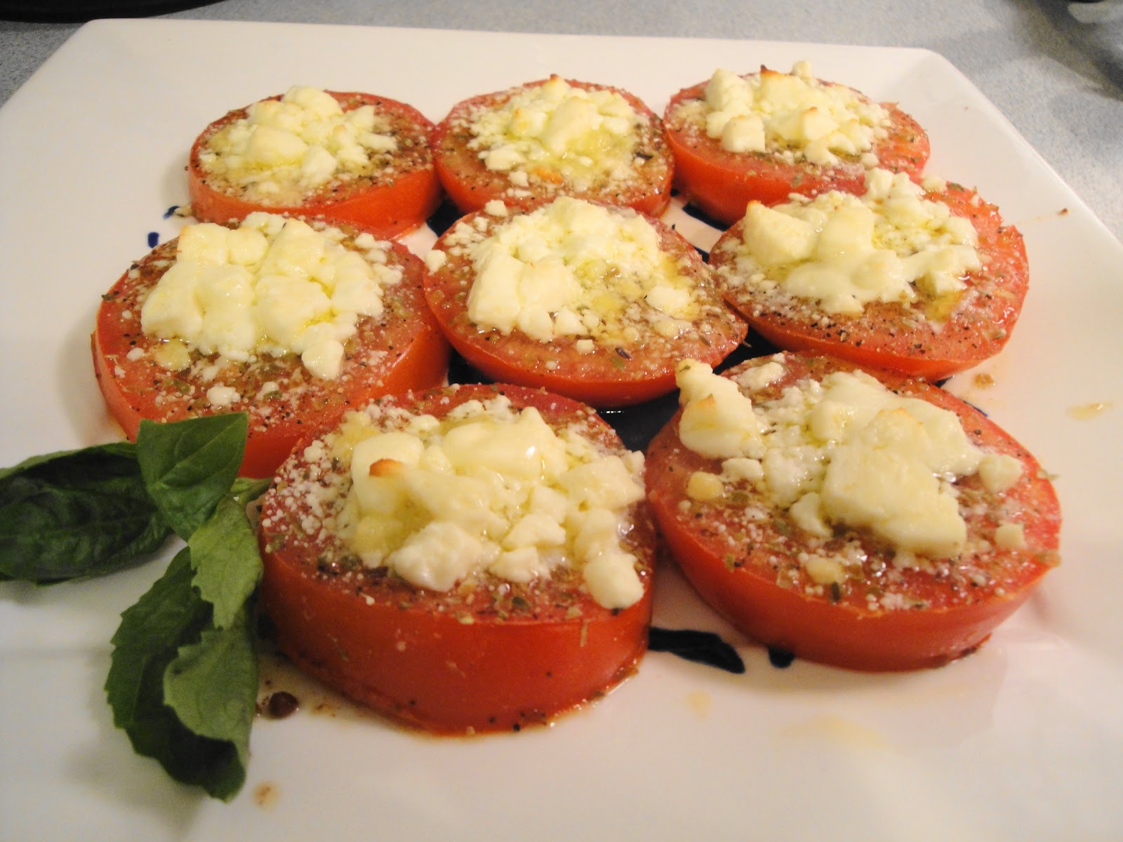 On Shea's Table Greek Baked Tomatoes