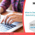 What is Data Entry? Types of Data Entry Services in India  