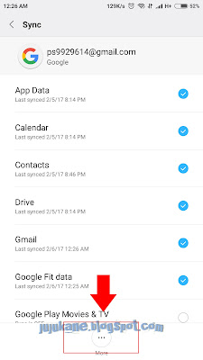 cara menghapus salah satu akun gmail di android