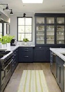 Warna cat dapur rumah hitam