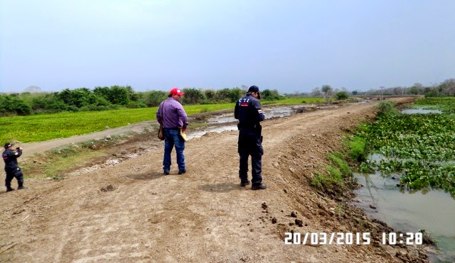 los despojos de tierra en la cienaga grande de Santa Marta