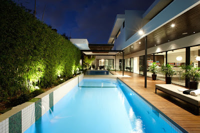 60 desain kolam renang minimalis berkonsep modern