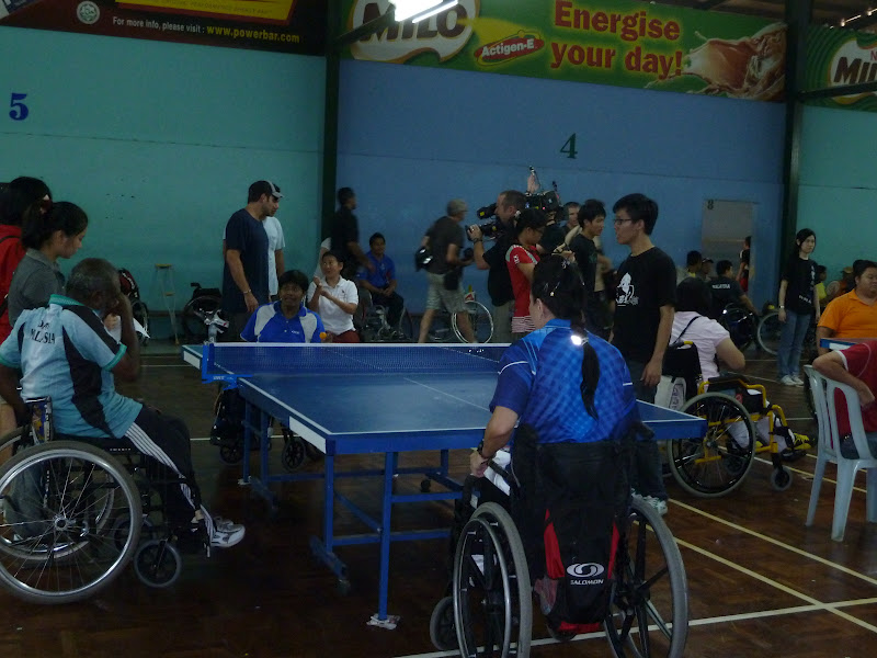 abtdvadrouille Tennis de table handi à Kuala Lumpur, Malaisie