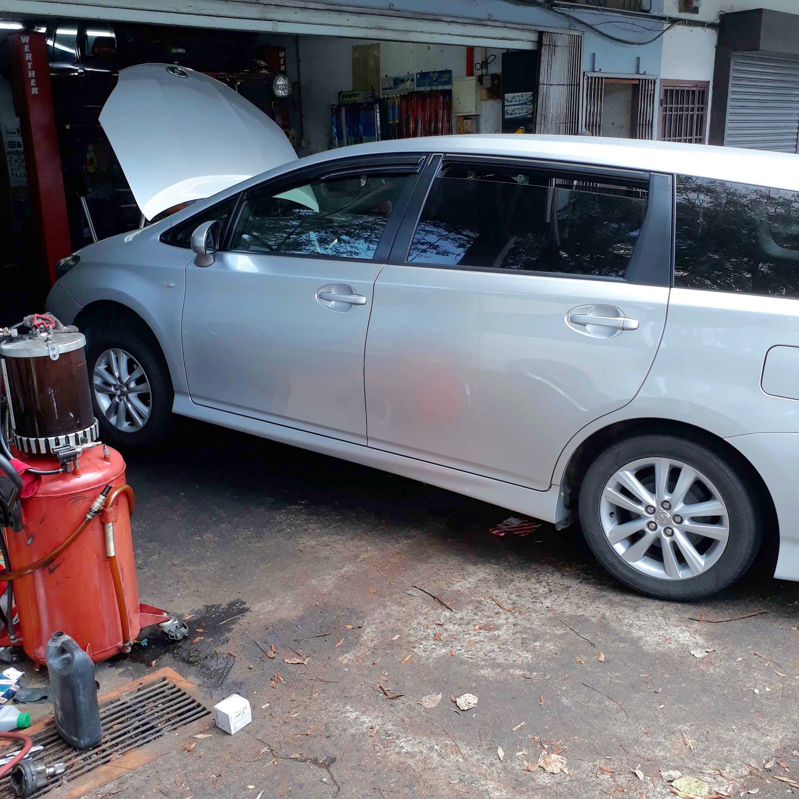 Toyota Wish ZGE20 since 4 years ago and Johor Bahru Service