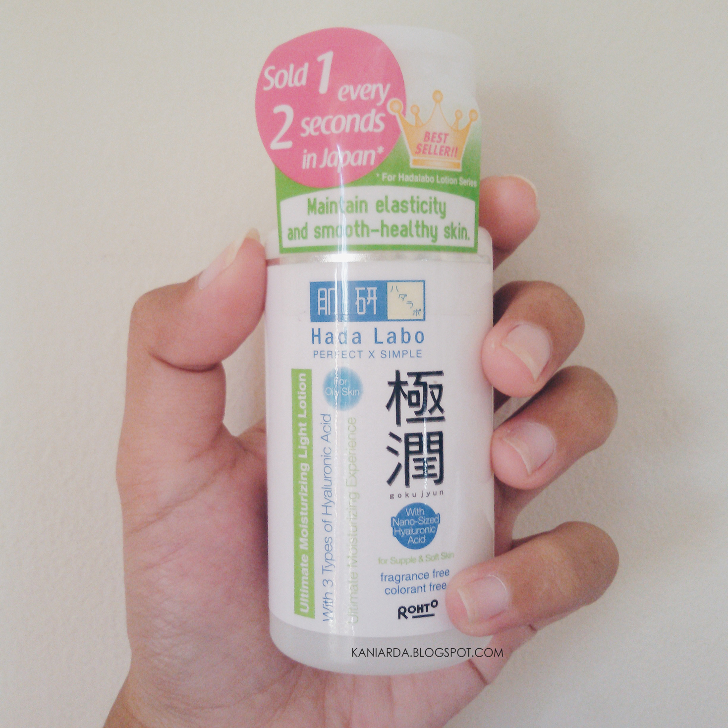 REVIEW Hada Labo Gokujyun Ultimate Moisturizing Light Lotion FRIDAY GIRL