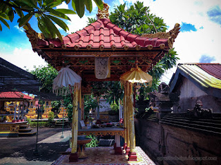 Balinese Temple Altar The Worship Place In Munduk Bendesa Mas Temple At Patemon Village, North Bali, Indonesia