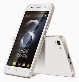 Lava Iris X8 (white),1GB RAM, 8GB Internal, 5″ Screen, 1.4GHz, Octacore Processor for Rs.7451 Only (Lowest Price Offer)