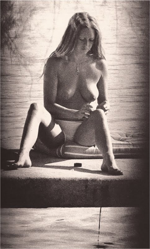 Brigitte Bardot on her pier. 