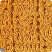 Punto tupido entrelazado Punto tupido entrelazado