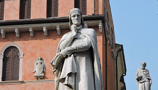 foto di statua dante firenze