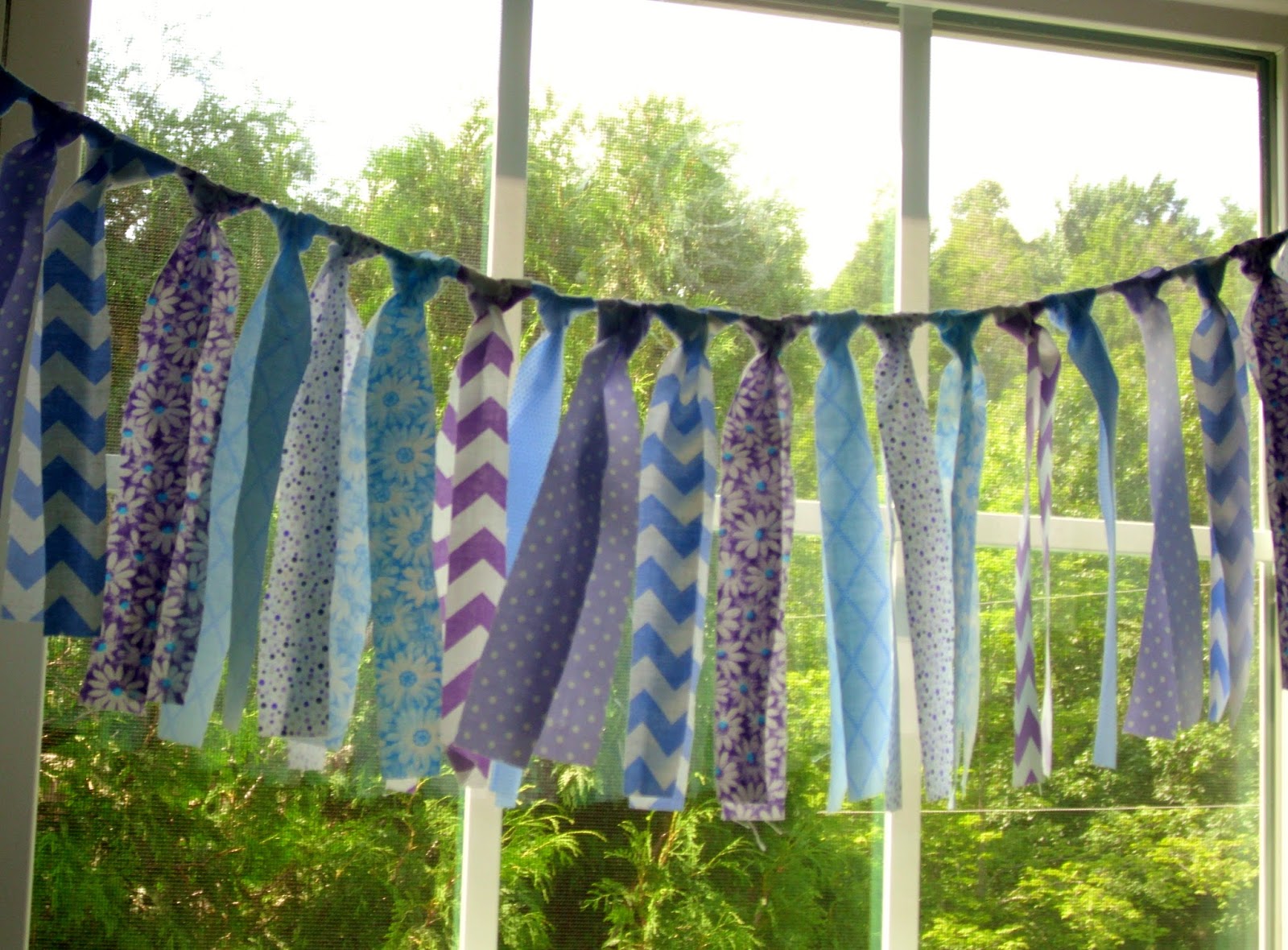 The Silver Flute DIY Shabby Chic Rag Banner