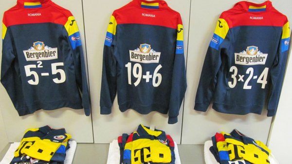 Matemática nas camisas da Seleção de Futebol da Romênia