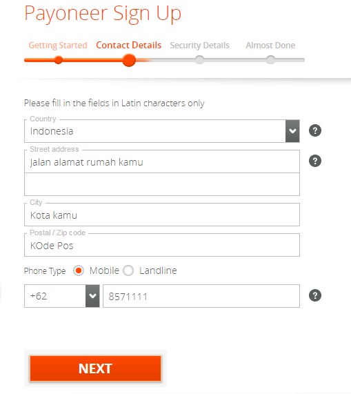Cara Daftar Payoneer Gratis 2020 Dan Bonus 25 Tutorial Gambar Cara Daftar Payoneer