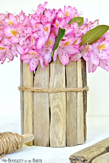 driftwood vase