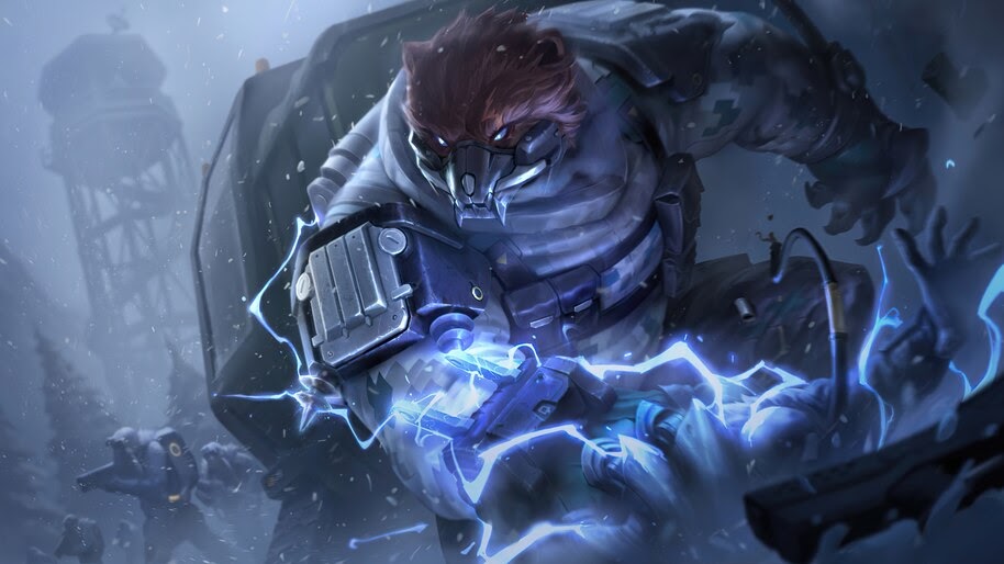 Northern Storm, Volibear, Rework, New, Splash Art, 8K, #3.1882