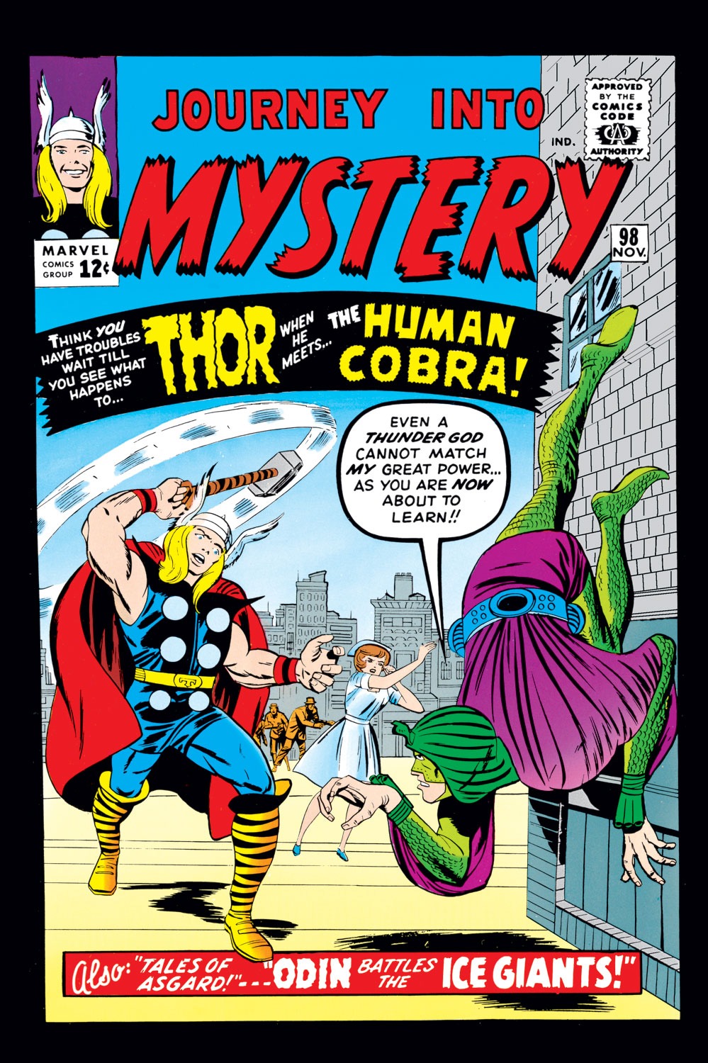 Read online Journey Into Mystery (1952) comic -  Issue #98 - 1