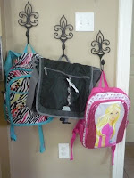 Backpacks ready for first day of school. Photo courtesy of Lisa Jones.