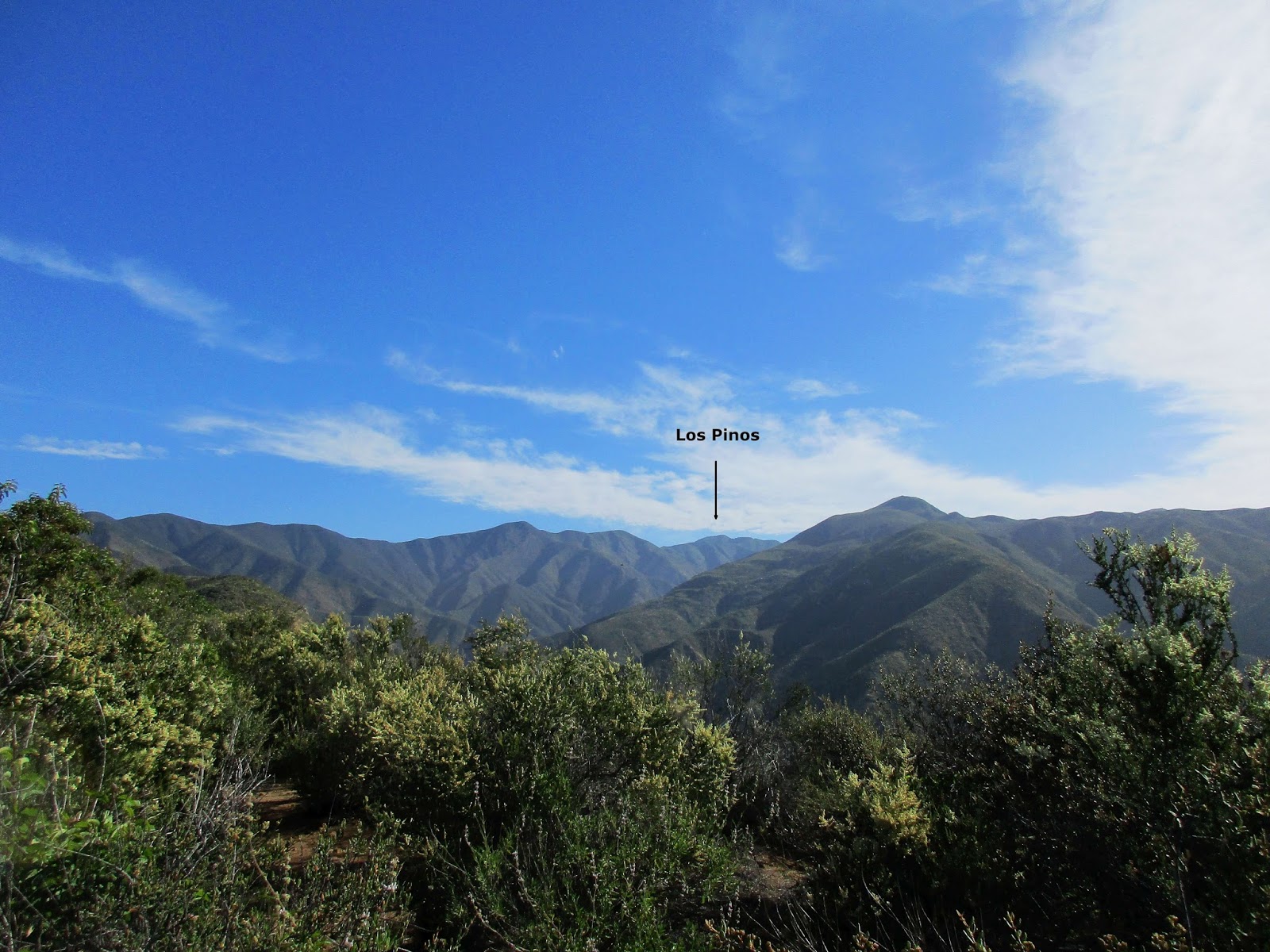 Iron Hiker Los Pinos via Los Pinos Ridge, Peak 1590