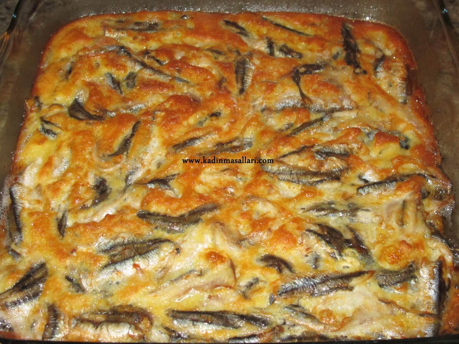 Fırında Soslu Hamsi (Hamsi Böreği)Kadın Masalları