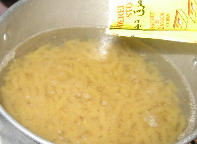 Lupa menambahkan garam di air rebusan