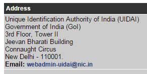 Aadhar Card Customer Care Number Toll Free Number Contact address
