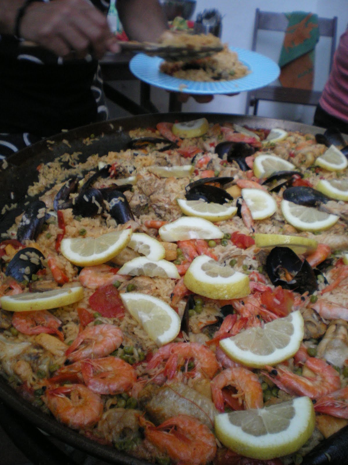 Toronto Foodie In the City Granada, Spain; Oasis Kitchen, Seafood and Chicken Paella