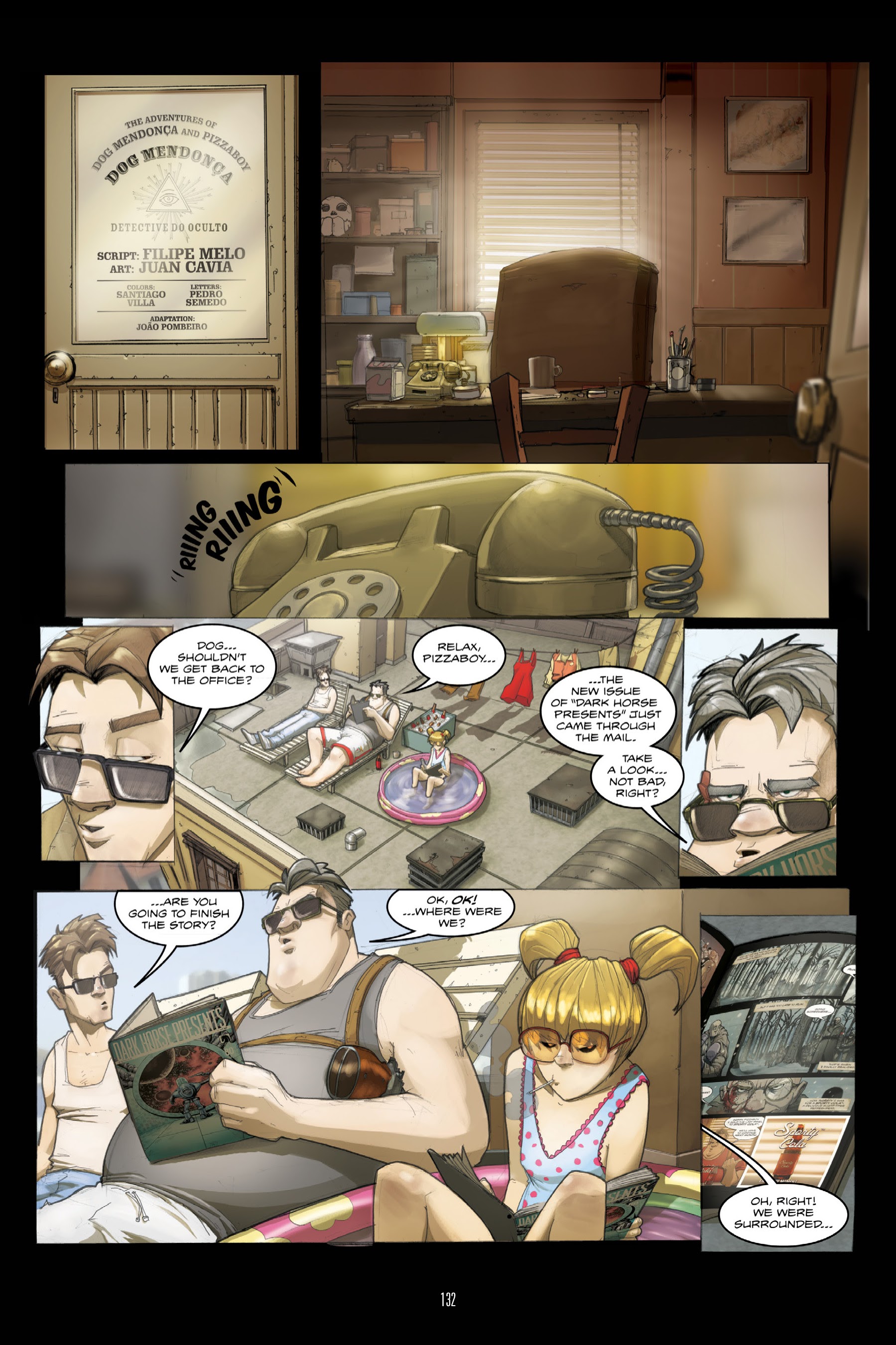 Read online The Incredible Adventures of Dog Mendonca and Pizzaboy comic -  Issue # TPB 2 - 125