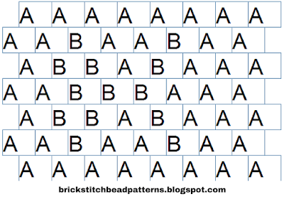 Free Brick Stitch Alphabet 1 Letter K Pattern Word Chart