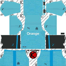 Olympique de Marseille 2018/19 Kit - Dream League Soccer Kits