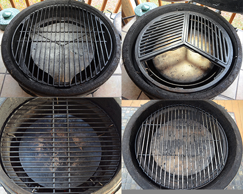 Indirect cooking grilling on kamado grills like Big Green Egg, Primo Grills, Kamado Joe and Vision 