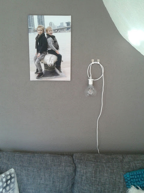 Ongebruikt Uit Mijn Keukentje: DIY: Hanglamp wordt muurlamp (IKEA-hack) LC-14