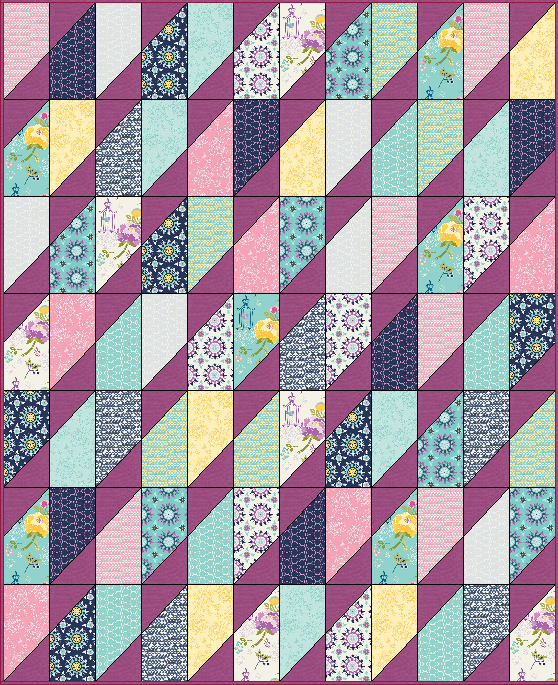 Lets Quilt Something Precious Gem Free Quilt Pattern Layer Cake