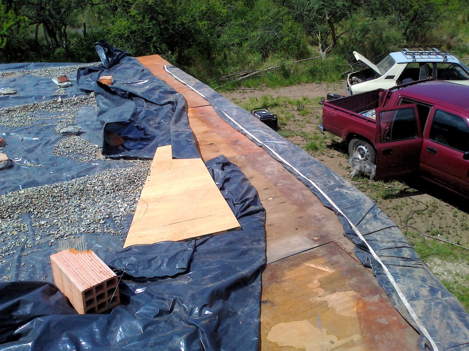 NaveSierra: Barrera de vapor en paredes