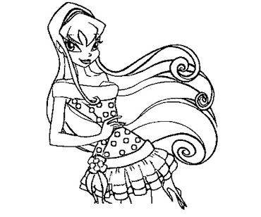#8 Stella Coloring Page