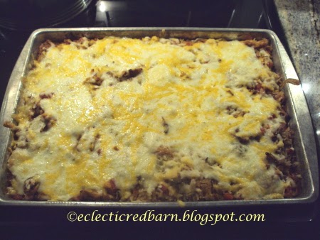 Eclectic Red Barn: Mexican Hot Dish cooked