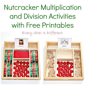 Nutcracker Multiplication and Division Activities with Free Printables