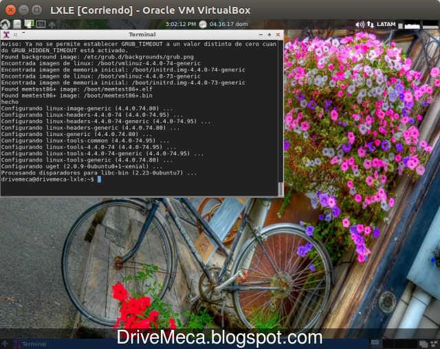 DriveMeca instalando LXLE paso a paso