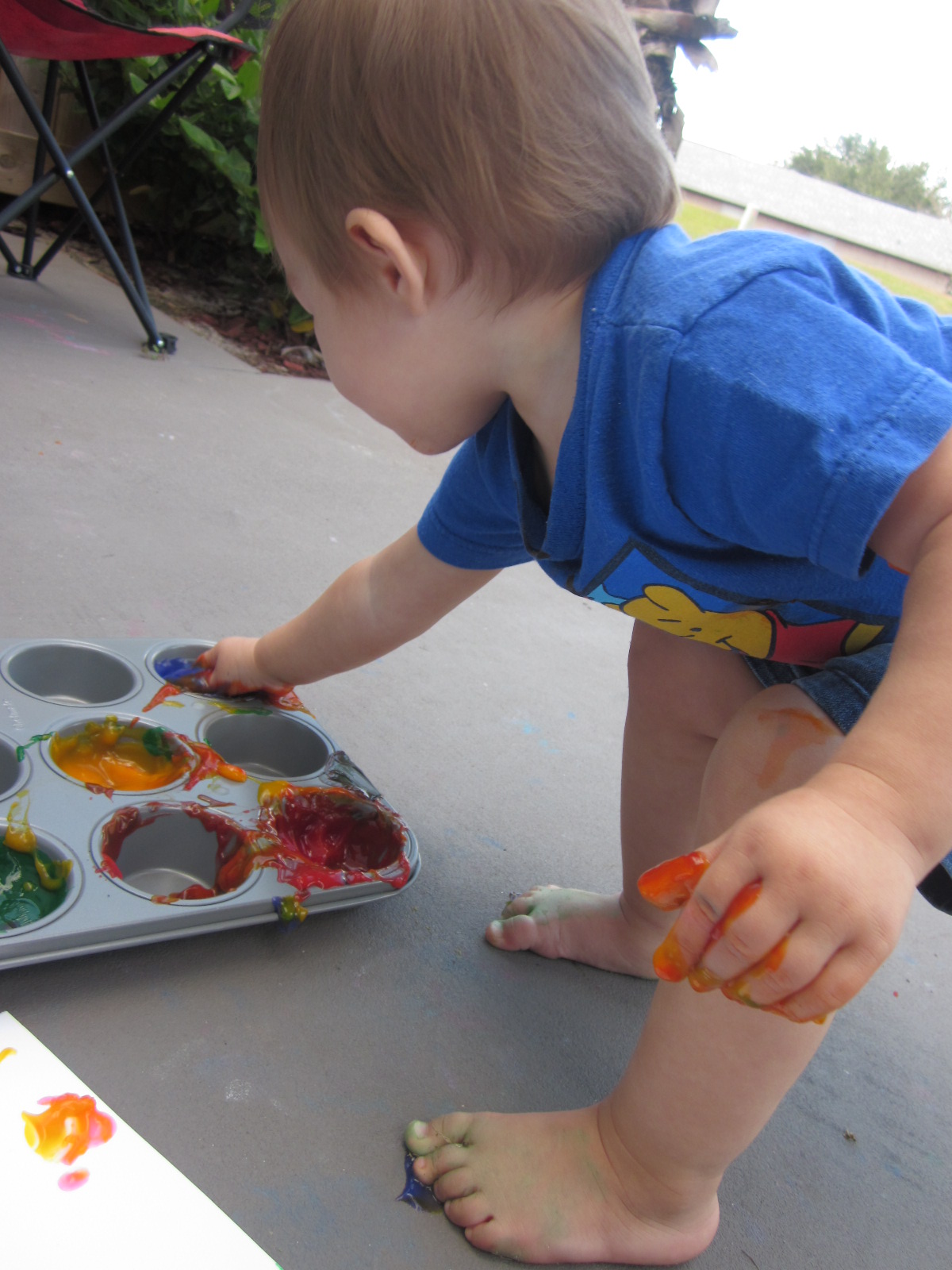 HOW TO Make NonToxic Finger Paints.