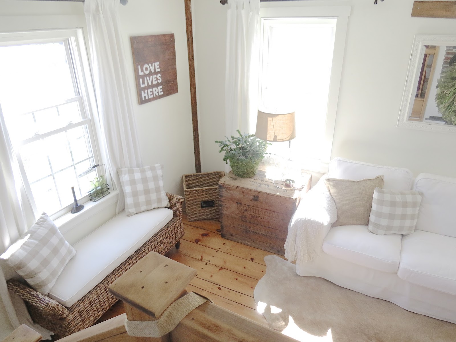 The Long Awaited Home Quieting the Living Room for the Warmer Months